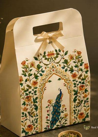 Carry Wellness Tote — Ivory Bloom — premium corporate gift hamper by The Green Ritual